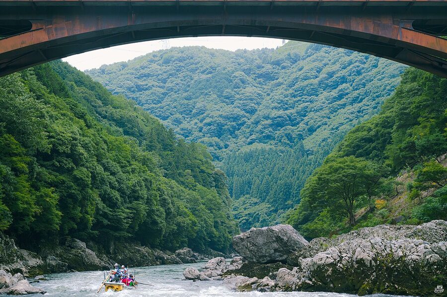 Boat tour on the Hozu River in Arashiyama