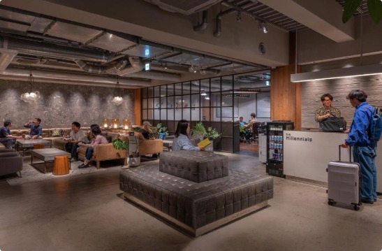 The Millennials Kyoto smart capsule pod with app-controlled lighting