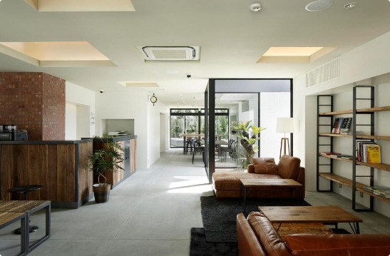 Piece Hostel Kyoto modern dorm with designer bunks