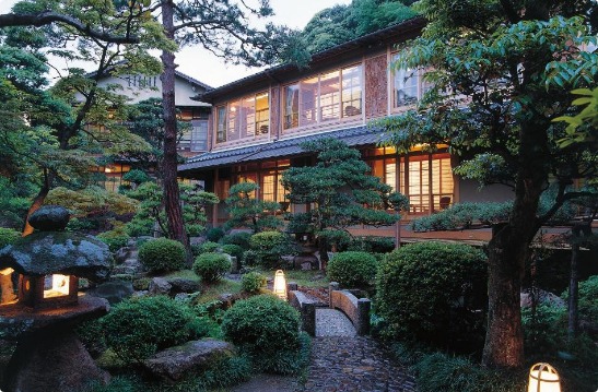Nishimuraya Honkan traditional ryokan exterior in Kinosaki Onsen