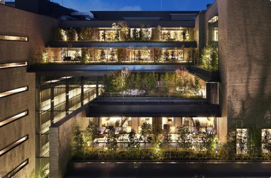 The Thousand Kyoto modern luxury hotel lobby