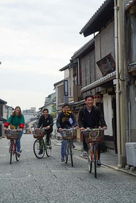 4.5-hr Kyoto Historical Highlights Bike Tour with UNESCO - Ending along Kamogawa: the Kyoto reset you came for