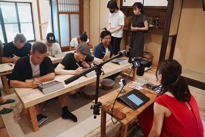 Calligraphy & Digital Art Workshop in Kyoto - The Tea Break That Makes the Second Half Easier