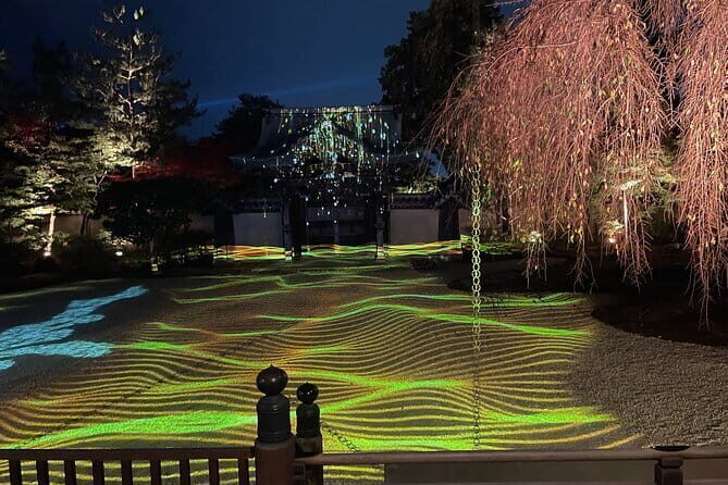 Discover Kyoto at Night by Bike - Hōkan-ji and Yasaka Pagoda: cobblestones, townhouses, and night framing
