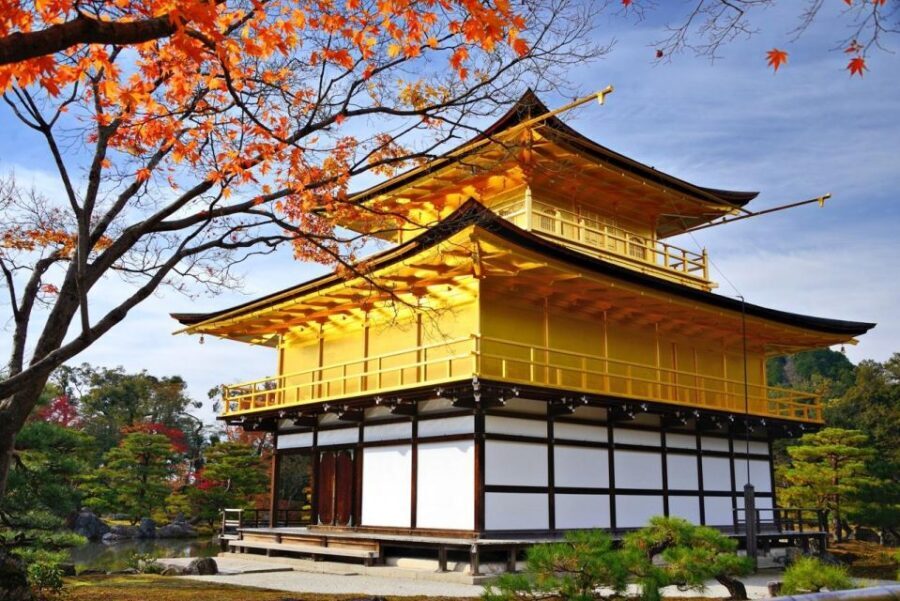 Golden Pavilion, Nijo Castle, & Nishiki Market Half day tour - Kinkaku-ji Golden Pavilion: Real Gold Leaf with a Power Story