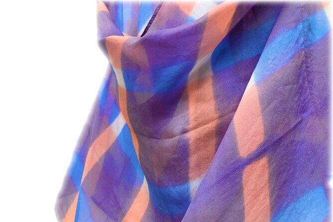 Itajime Shibori Scarf Class - How the scarf-making class works in real time