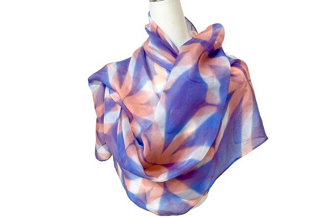 Itajime Shibori Scarf Class - Price and value: $43.60 for a handmade souvenir that teaches something