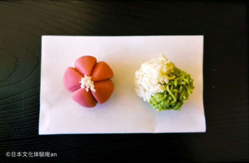 Japanese Traditional Sweets ''Nerikiri'' making - The ingredient story: Kyoto bean paste you actually work with
