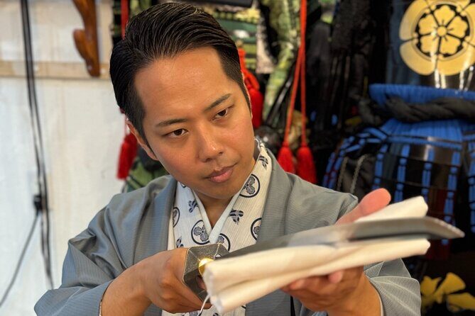 Katana Shopping with Professional Guidance in Kyoto - Meet the team: Shogo translates, Yushin Sensei anchors the expertise