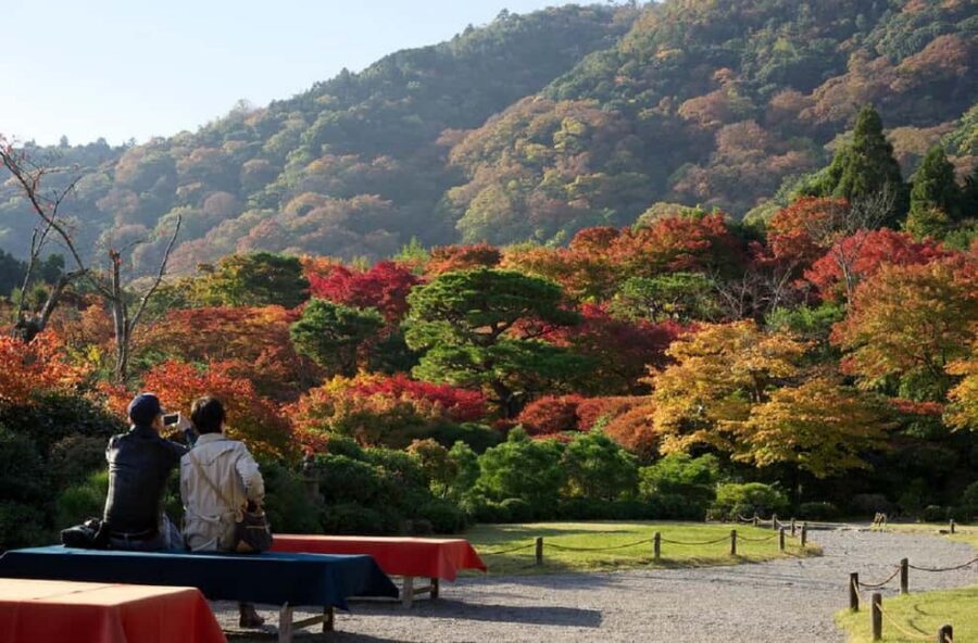 Kyoto: Arashiyama Bamboo, Togetsukyo bridge, Sanso, and more - Togetsukyo Bridge viewpoints: mountains, river, and smart photo stops