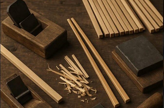 Kyoto : Chopsticks Making Workshop in Gion with Engraving Option - Price and value: $15.25 for real craft time