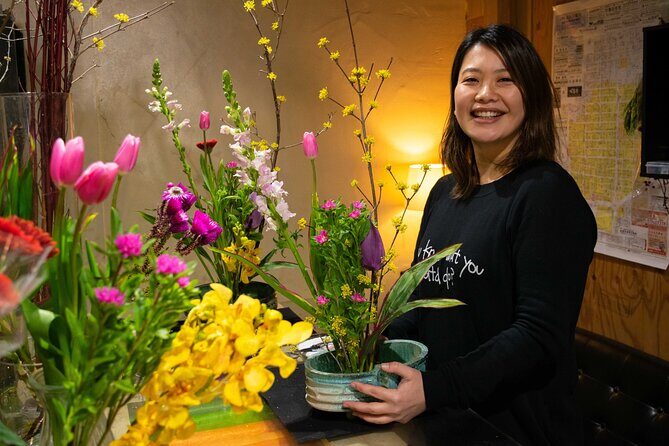 Kyoto Cultural IKEBANA Experience@SEKKA FLOWERS - Finishing moment: taking your ikebana home (with less hassle)