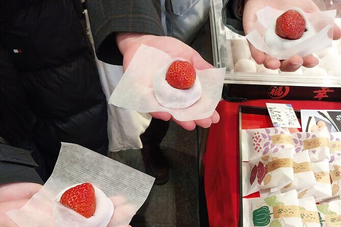Kyoto Food Tour of 10 Tastings with Wagyu, Mochi & More Surprises - Meeting point: find your orange umbrella and start on time