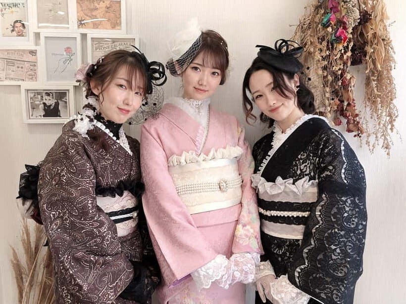 Kyoto Gion Kiyomizudera Kimono Yukata Hairstyle | Photoshoot - Choosing from 700+ kimono at OKIMONO