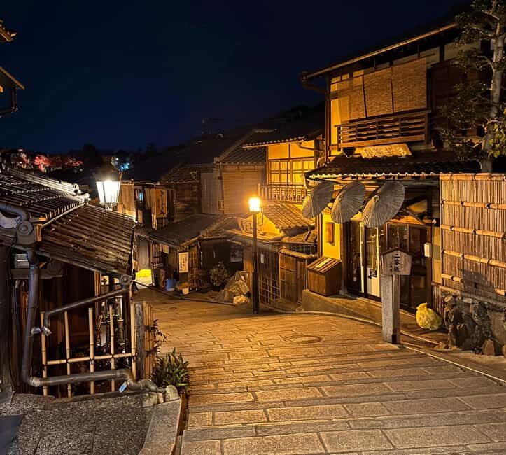 Kyoto: Gion Magical Night Walking Tour with Geisha Trivia - Matchmaking Shrine Lore and the Buddhist Pagoda at Night