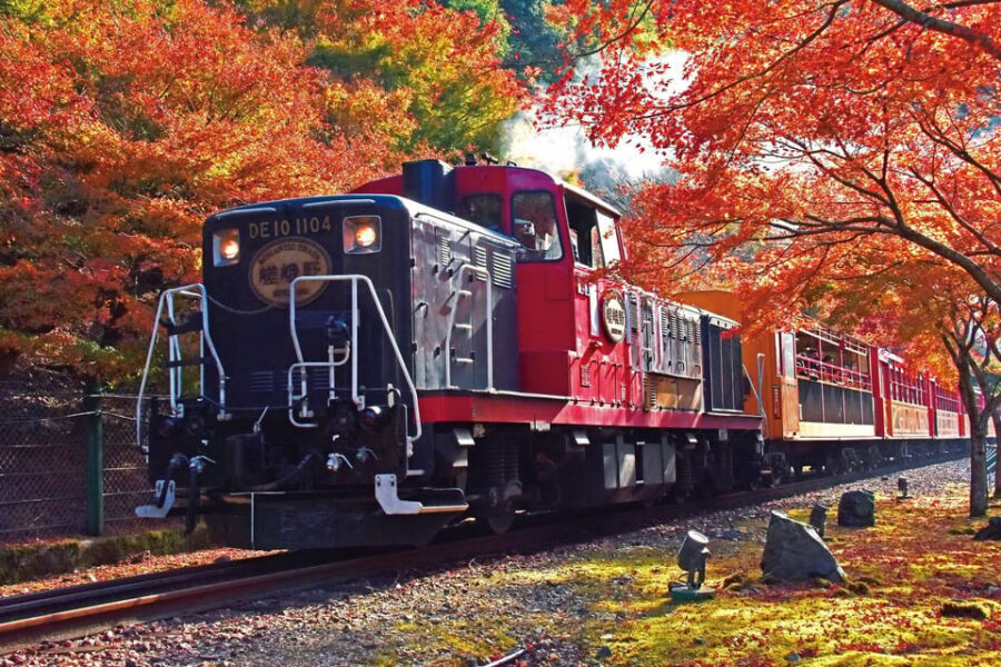 Kyoto Hozugawa River Boat Sagano Romantic Train Tour - Sagano Romantic Train: 25 minutes of easy rail views