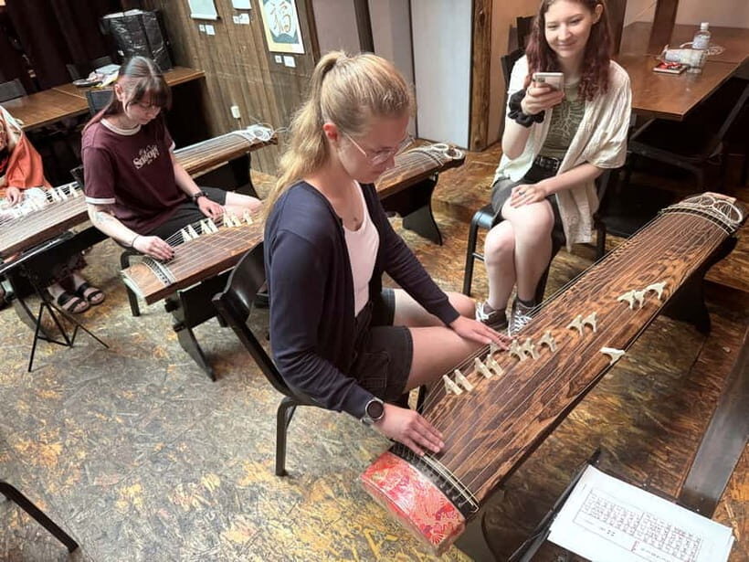 Kyoto: Japanese Koto Musical Instrument Class - Starting at Gojo Paradiso by the Takase River