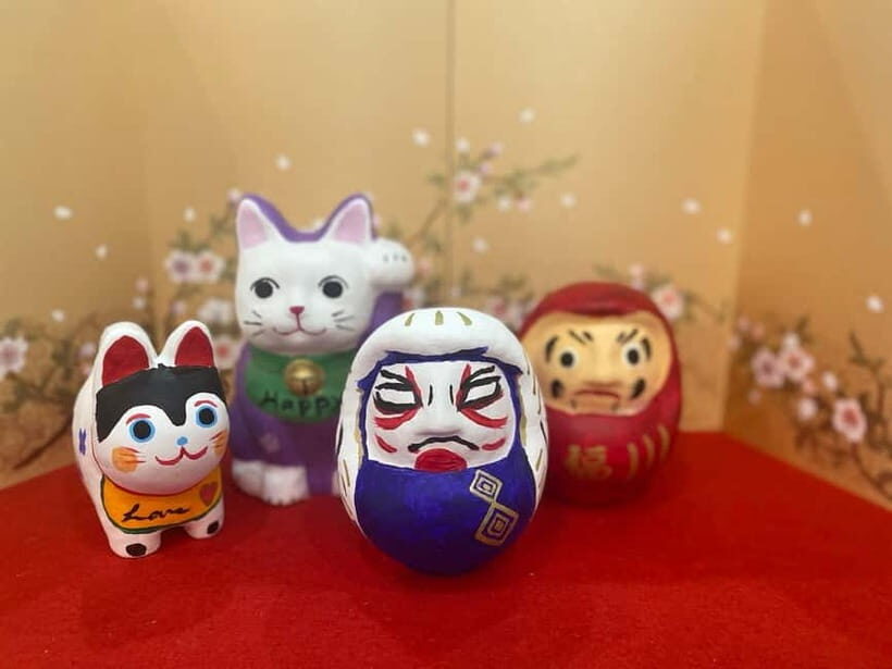 Kyoto: Make Your Own "Daruma" Craft & Painting Workshop - How the 2-hour session usually flows