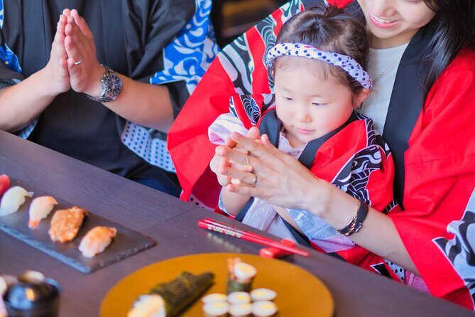 Kyoto Making Wagyu Sushi experience - The Finish: Itadakimasu and a Full Meal (Not a Snack)