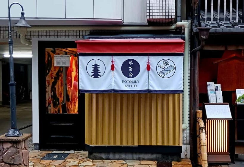 Kyoto: Nishiki Market Tea Ceremony with Koto Performance - Finding KOTOLILY KYOTO without stress in central Kyoto