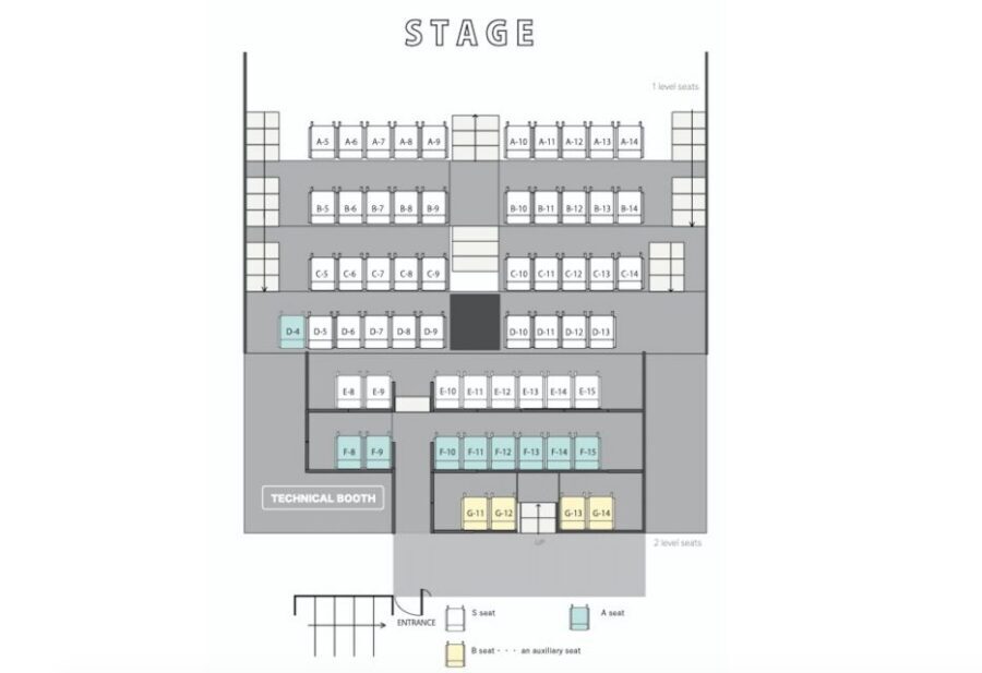 Kyoto: Non-Verbal Theatre Show Tickets at GEAR - The 1928 GEAR theatre: small seats, big sightlines