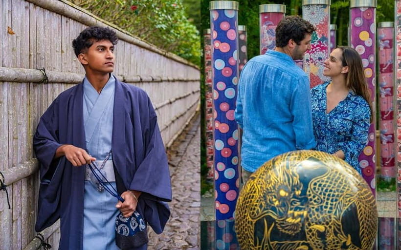 Kyoto: Private Photoshoot Experience in Arashiyama Bamboo - Togetsukyo Bridge, Bamboo Grove, and Kimono Forest Stops
