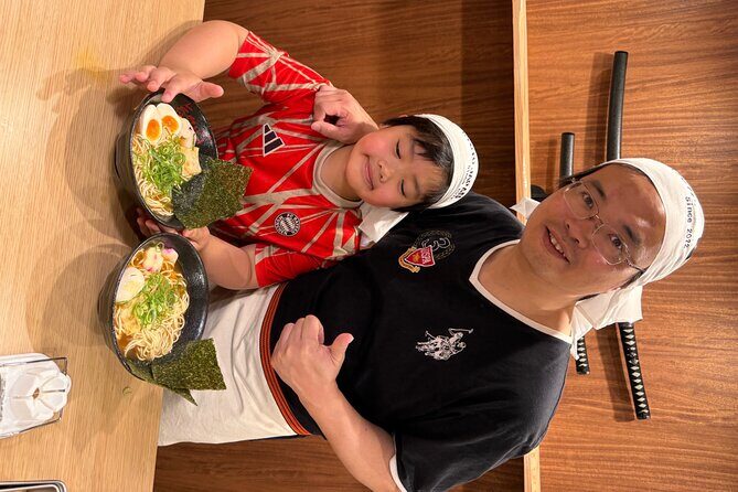 Kyoto Ramen Spoon Painting & Michelin Cooking Class - The food payoff: you eat what you made