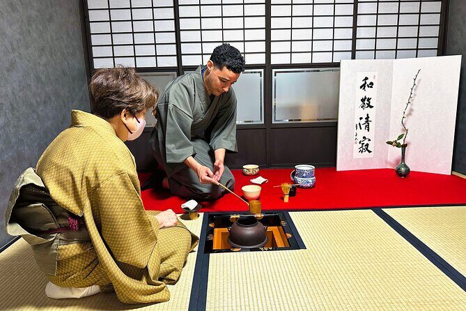 KYOTO Tea Ceremony with kimono near by Imamiya Jinjya Shrine - Finding Caren near Imamiya Jinjya and the Daitoku-ji tea route