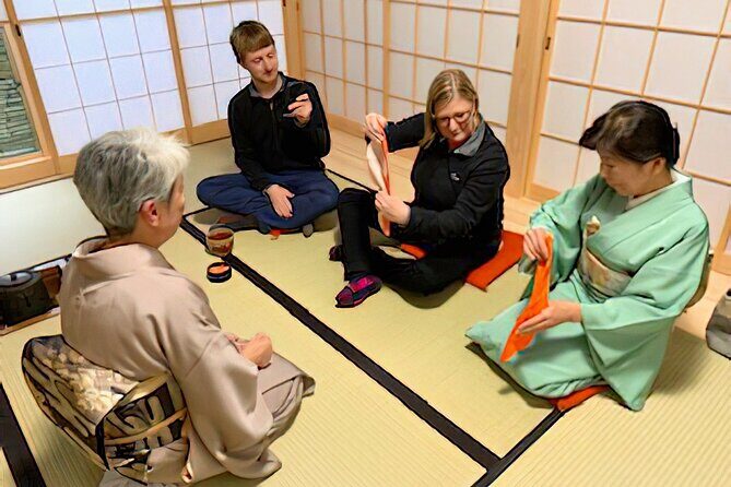 KYOTO Tea Ceremony with kimono near by Imamiya Jinjya Shrine - The tea ceremony flow: etiquette, meaning, and a master’s pace