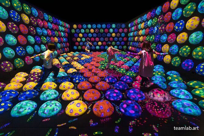 Kyoto TeamLab Biovortex & Kyoto Walking Tour - Stop 3: TeamLab Kyoto Biovortex—interactive art with nature and the human body themes