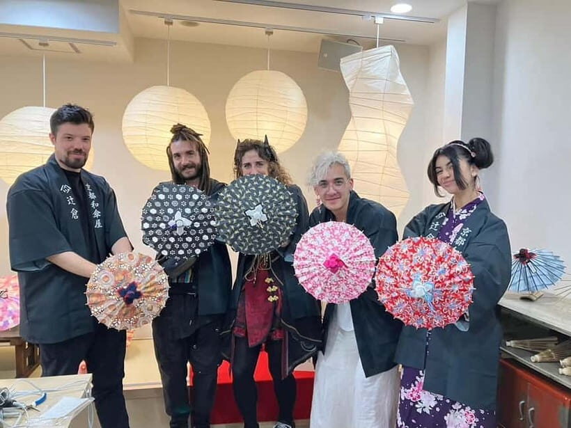 Kyoto: Traditional Mini Umbrella Making Workshop - Key things you’ll notice right away