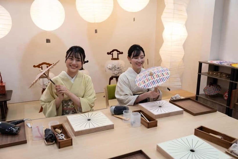 Kyoto: Traditional Mini Umbrella Making Workshop - How to Fit It Into Your Day Around Shijo-Kawaramachi