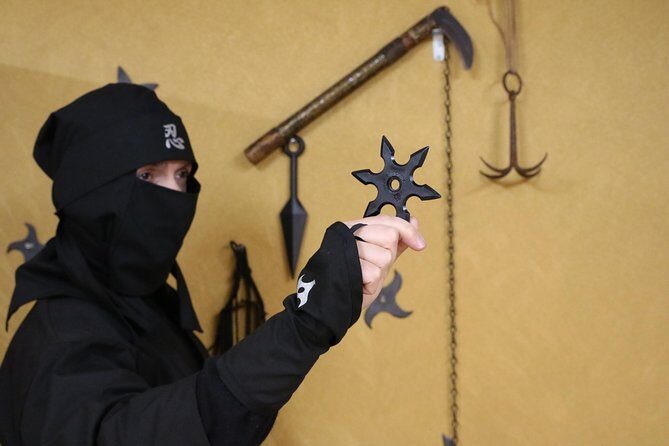 Ninja Experience (Family Friendly) at Samurai Ninja Museum KYOTO - Shuriken Throwing and Blowgun Work: The Real Skill Part