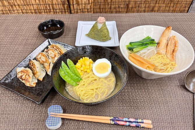 Ramen Gyoza Onigiri Japanese Cooking Class in Kyoto - Kyoto Ramen, Gyoza, and Onigiri in 90 Minutes