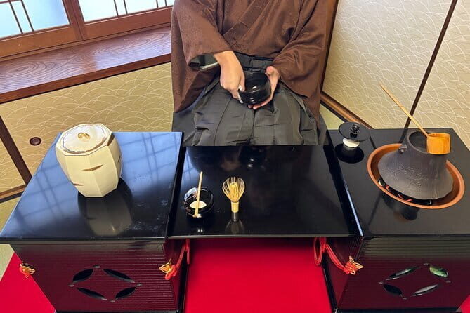 Tea Ceremony in 150 Years Old Townhouse with Tables and Chairs - How the Tea Master Teaches Matcha Etiquette and Rituals