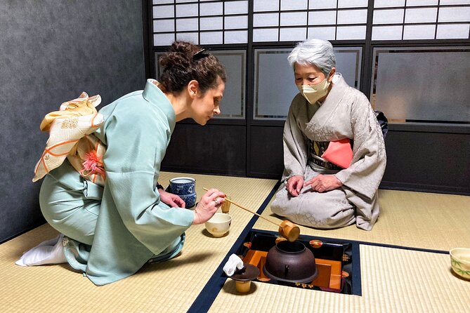 KYOTO Tea Ceremony With Kimono Near by Daitokuji - Sharing Tea Ceremony Experience